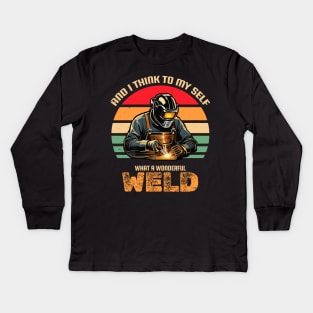 welding Kids Long Sleeve T-Shirt